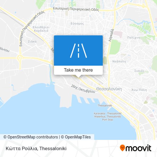 Κώττα Ρούλια map