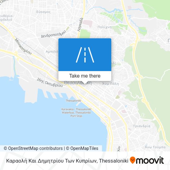 Καραολή Και Δημητρίου Των Κυπρίων map