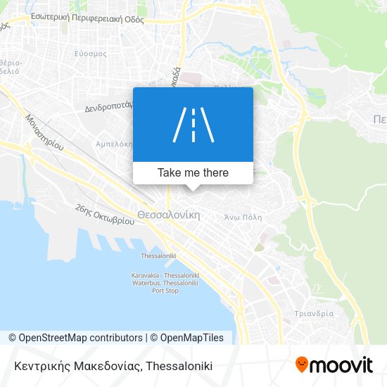Κεντρικής Μακεδονίας map
