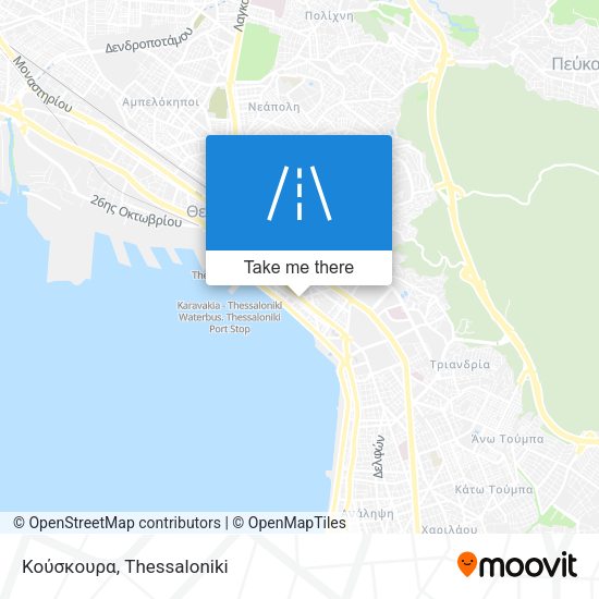 Κούσκουρα map