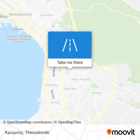 Κρώμνης map