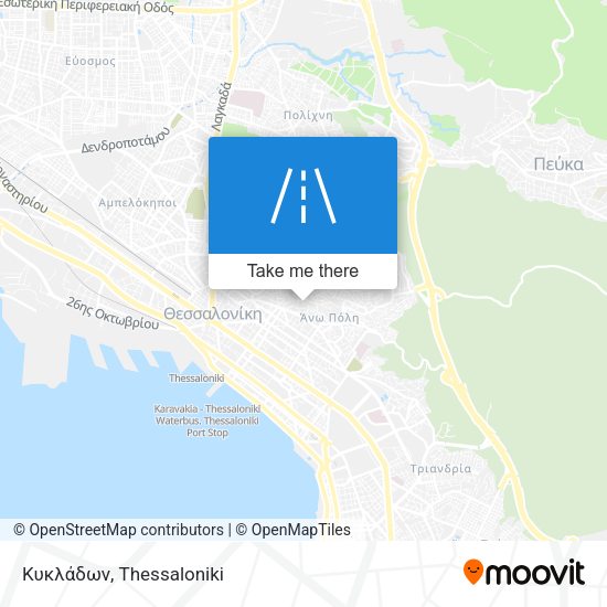 Κυκλάδων map