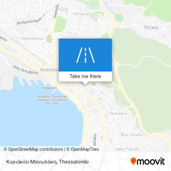 Κυριάκου Μανωλάκη map