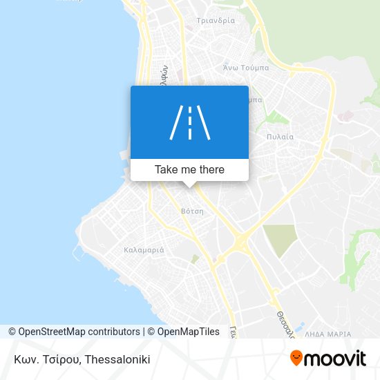 Κων. Τσίρου map