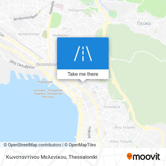 Κωνσταντίνου Μελενίκου map
