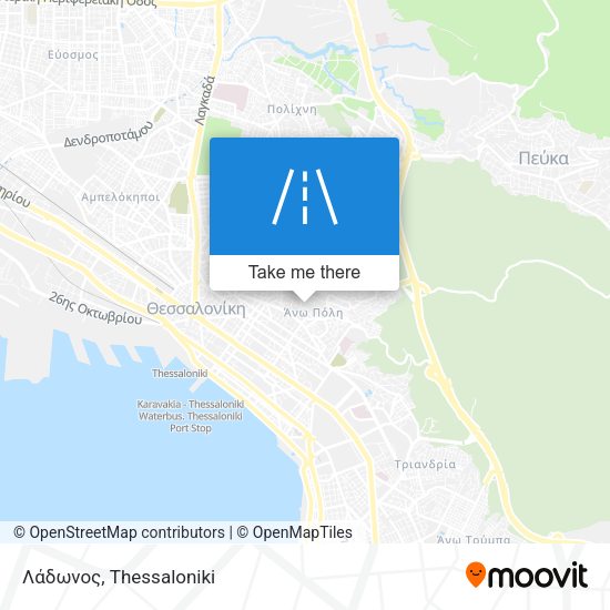 Λάδωνος map
