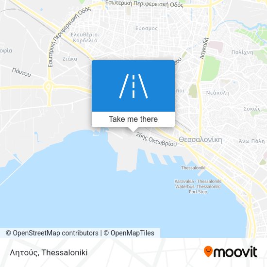 Λητούς map