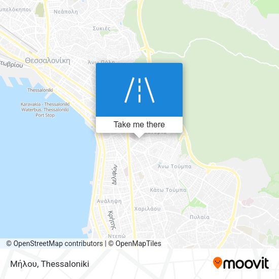 Μήλου map
