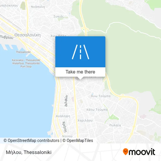 Μήλου map