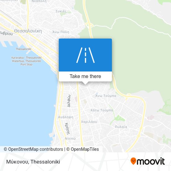 Μύκονου map