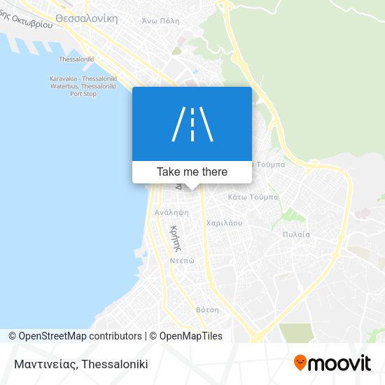 Μαντινείας map