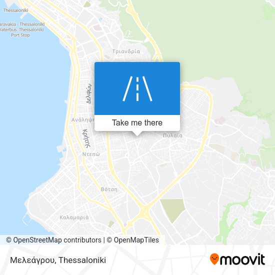 Μελεάγρου map