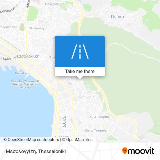 Μεσολογγίτη map