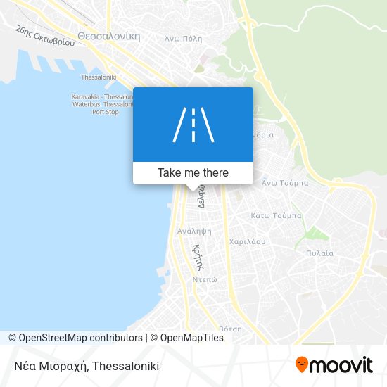 Νέα Μισραχή map