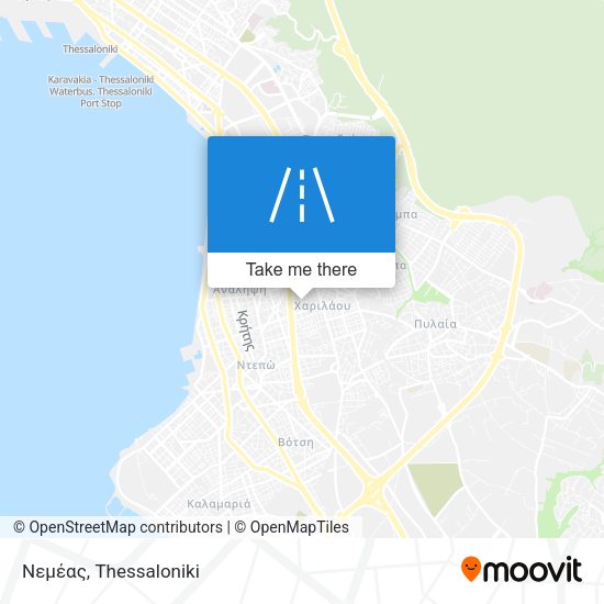 Νεμέας map