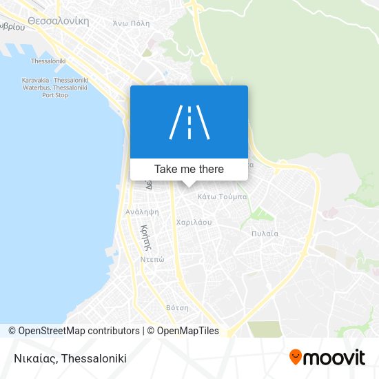 Νικαίας map