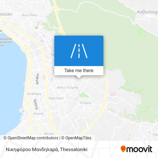 Νικηφόρου Μανδηλαρά map
