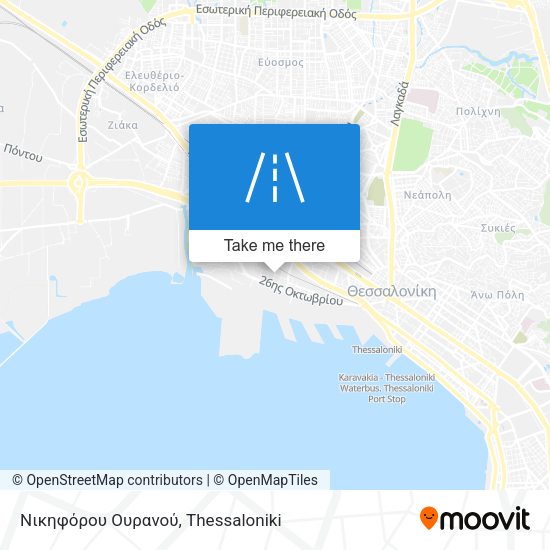 Νικηφόρου Ουρανού map