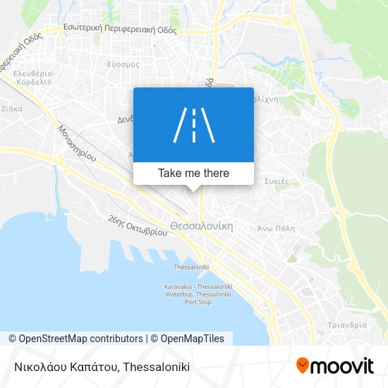 Νικολάου Καπάτου map