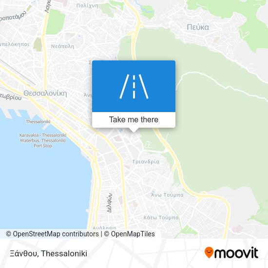 Ξάνθου map