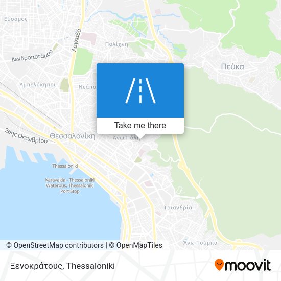 Ξενοκράτους map