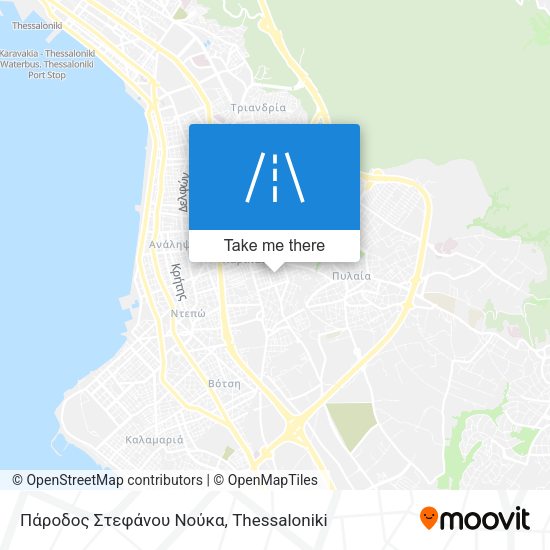 Πάροδος Στεφάνου Νούκα map