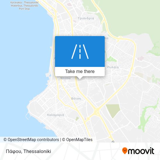 Πάφου map