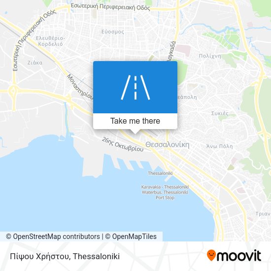 Πίψου Χρήστου map