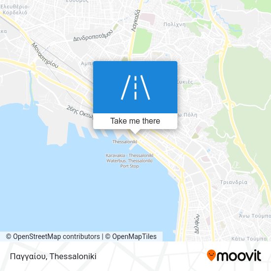Παγγαίου map
