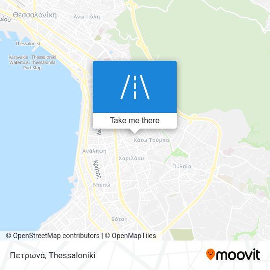Πετρωνά map