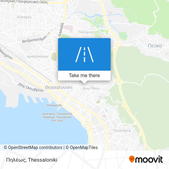Πηλέως map