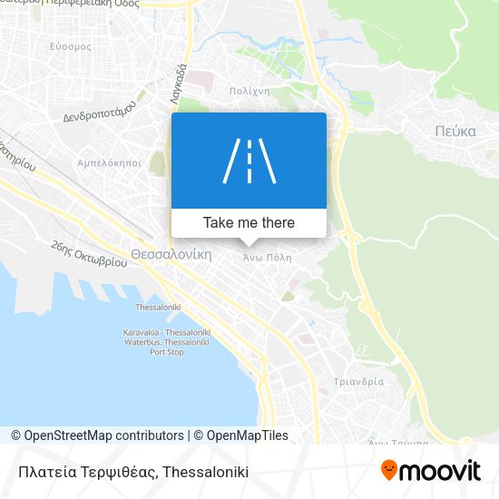 Πλατεία Τερψιθέας map