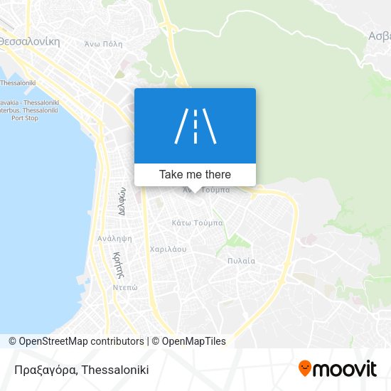 Πραξαγόρα map