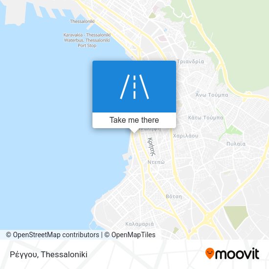 Ρέγγου map