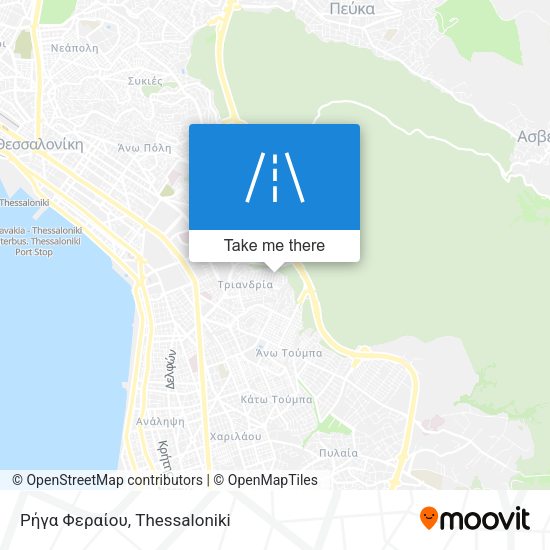 Ρήγα Φεραίου map