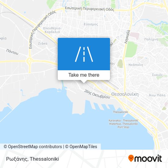 Ρωξάνης map