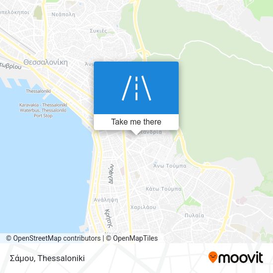 Σάμου map