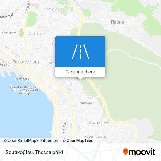 Σαμακοβίου map