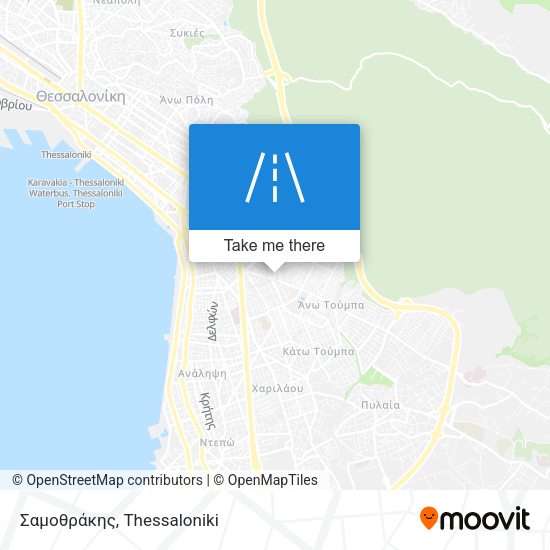 Σαμοθράκης map