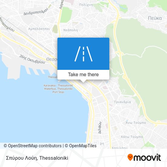 Σπύρου Λούη map