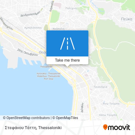 Στεφάνου Τάττη map