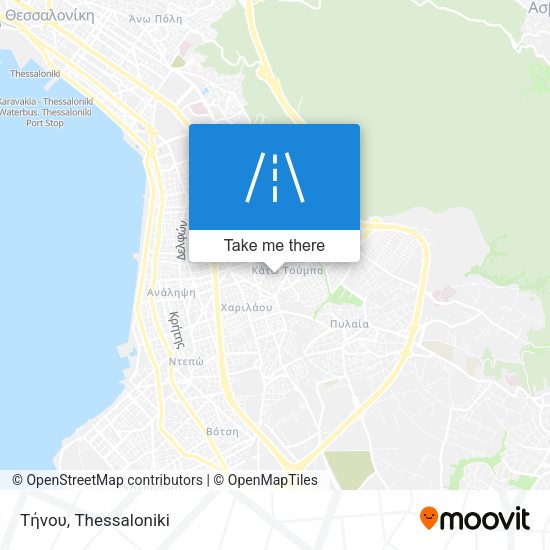 Τήνου map