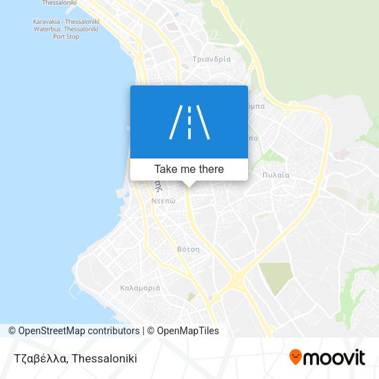 Τζαβέλλα map