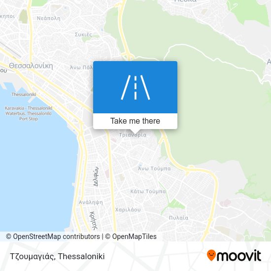 Τζουμαγιάς map