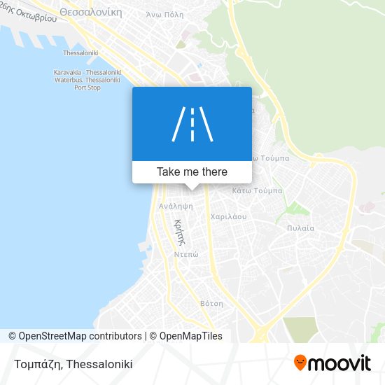 Τομπάζη map