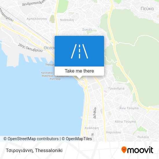 Τσιρογιάννη map