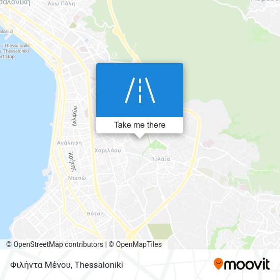Φιλήντα Μένου map