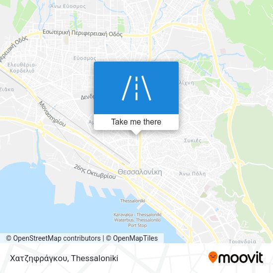 Χατζηφράγκου map