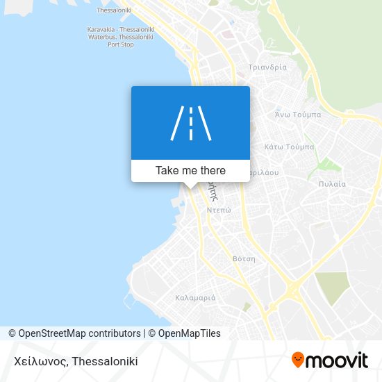 Χείλωνος map