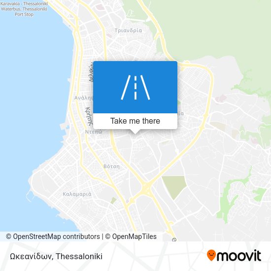 Ωκεανίδων map